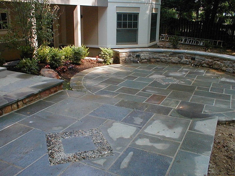 Patio paver installation design by Allentuck Landscaping
